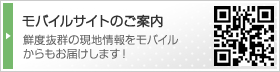 モバイルサイトのご案内　鮮度抜群の現地情報をモバイルからもお届けします！