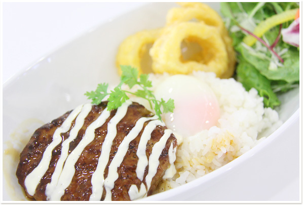 「近江牛ハンバーグのロコモコ」　イメージ