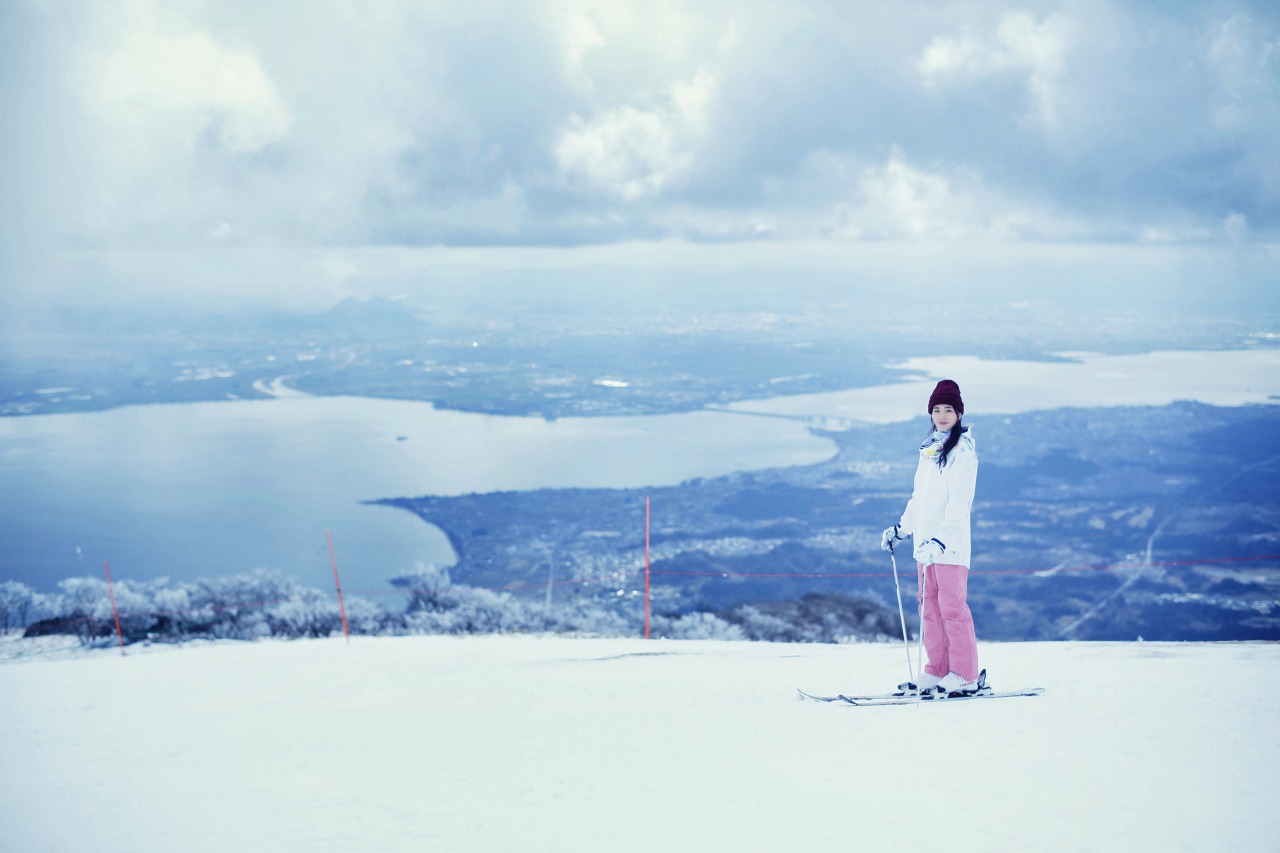琵琶湖 バレイ 積雪