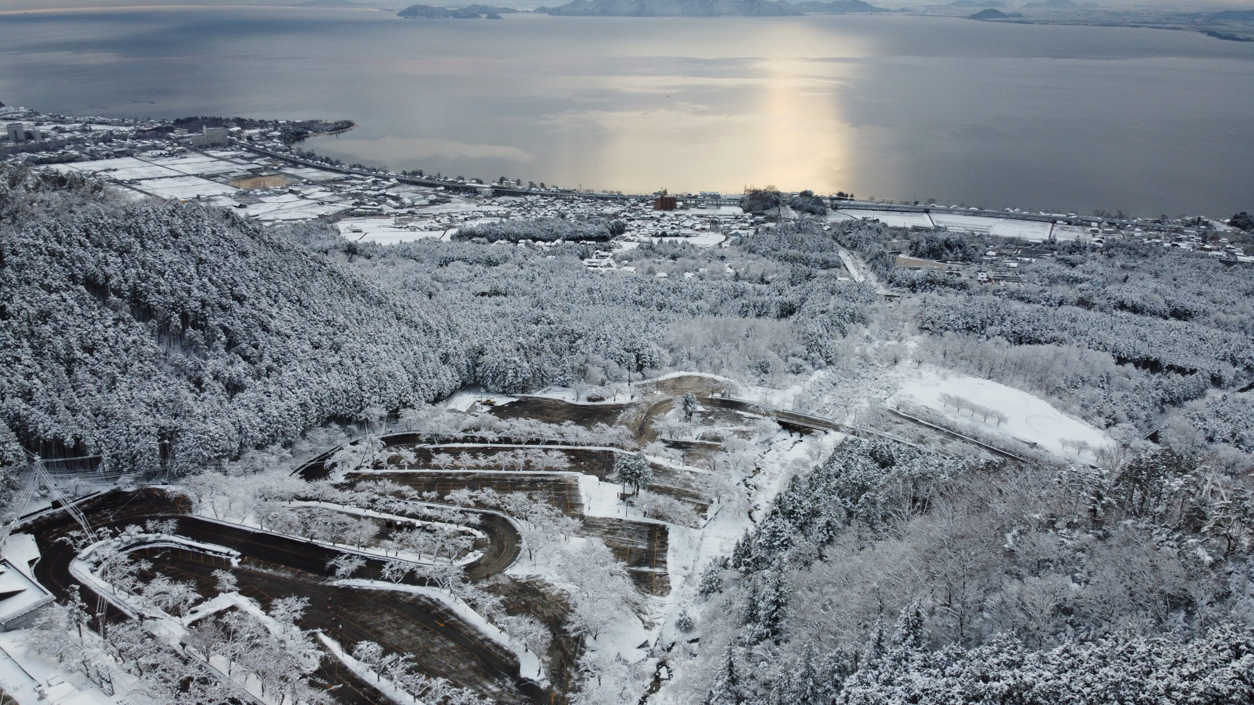 路面状況 2 25の様子 びわ湖バレイ スキー場 びわ湖テラス